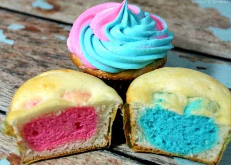 Gender Reveal Cupcakes