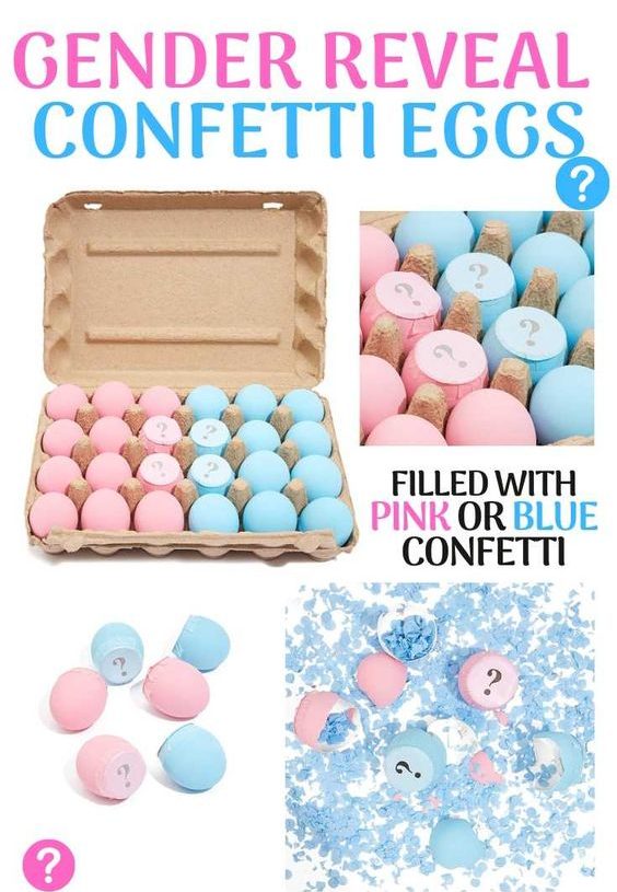 Gender Reveal Ideas Eggs