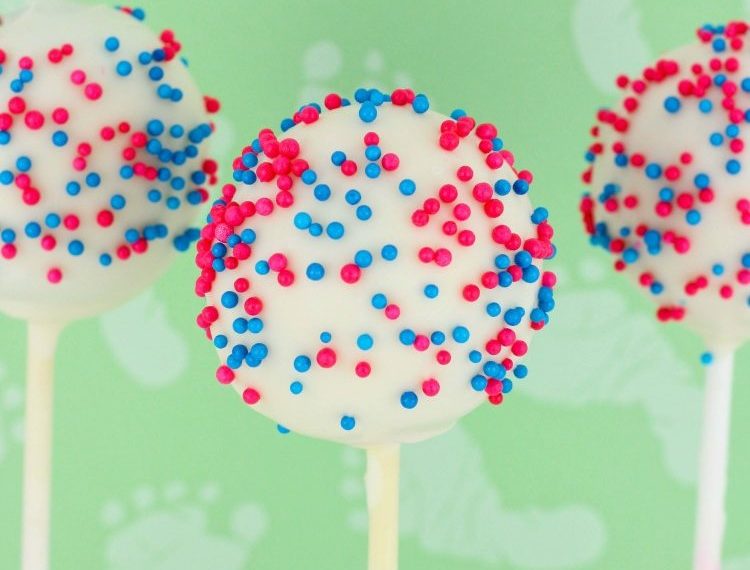 Gender Reveal Cake Pop